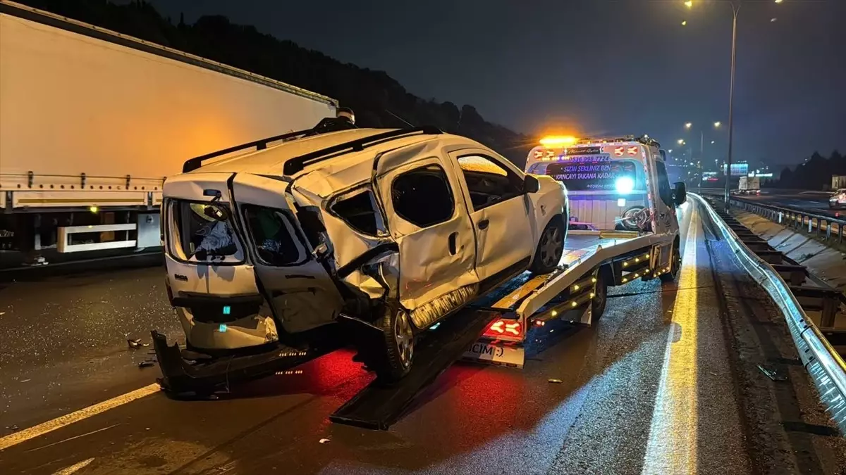 Anadolu Otoyolu’nda Zincirleme Kaza: 10 Yaralı