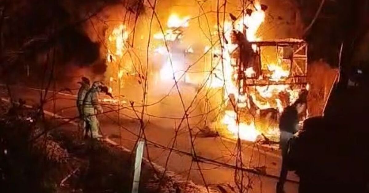 İETT otobüsü alev alev yandı