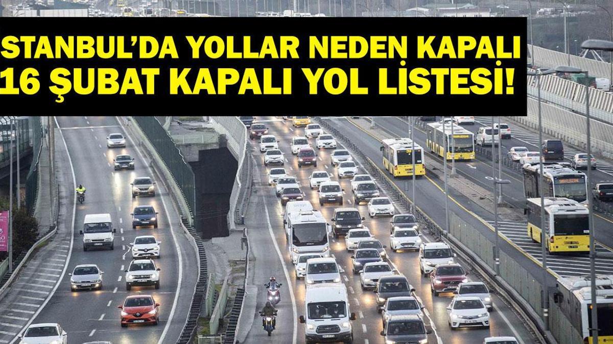 İSTANBUL’DA YOLLAR KAPALI: Bağdat Caddesi Kapalı Mı? İstanbul’da Hangi Yollar Kapalı, Ne Zaman Açılacak? Kapalı Yollar Listesi